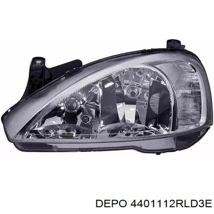 Фара правая Mercedes 0008209261