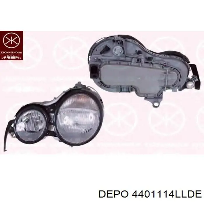 Фара левая Depo/Loro/Abakus 4401114LLDE цена, от 98.38 USD