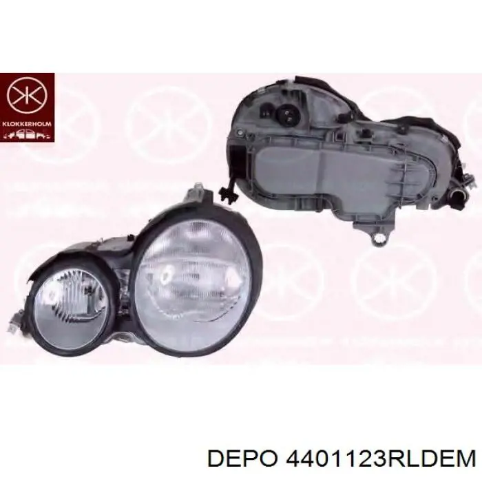 Правая блок фара Depo/Loro/Abakus 4401123RLDEM цена, от 166.18 USD