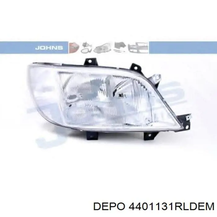 Правая блок фара Depo/Loro/Abakus 4401131RLDEM цена, от 68.40 USD