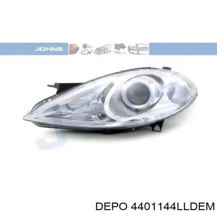 Фара левая Depo/Loro/Abakus 4401144LLDEM цена, от 211.07 USD