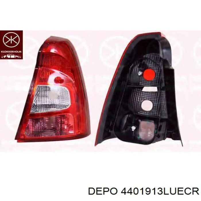 Фонарь задний левый 4401913LUECR Depo/Loro/Abakus