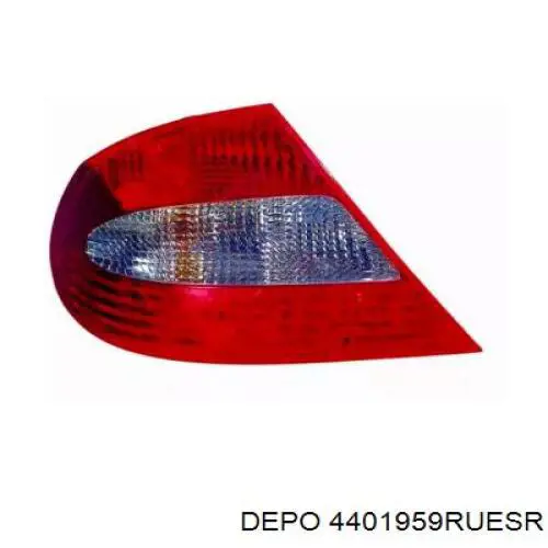 Фонари задние на Mercedes CLK  C209