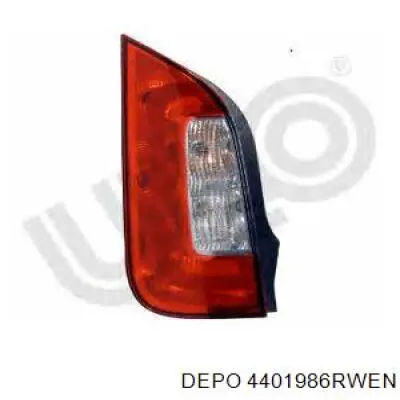 Фонарь задний правый Depo/Loro/Abakus 4401986RWEN цена, от 49.71 USD