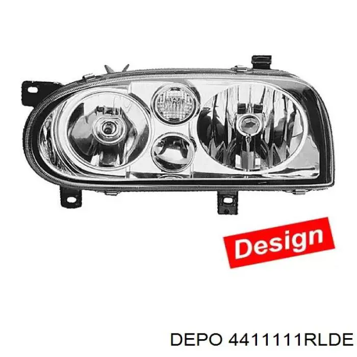 Правая блок фара Depo/Loro/Abakus 4411111RLDE цена, от 38.17 USD