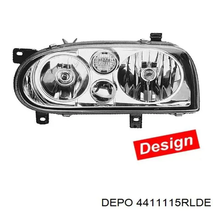 Правая фара ZVW1111R Signeda