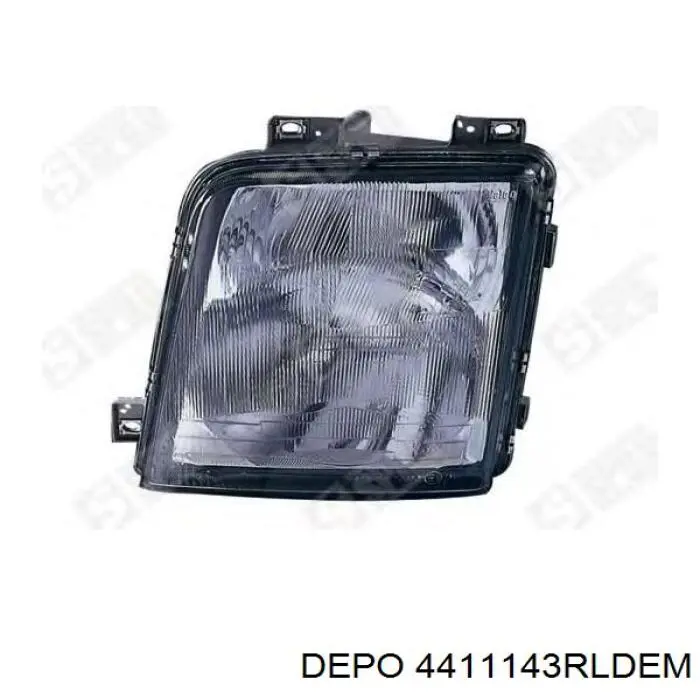 Правая блок фара Depo/Loro/Abakus 4411143RLDEM цена, от 84.92 USD