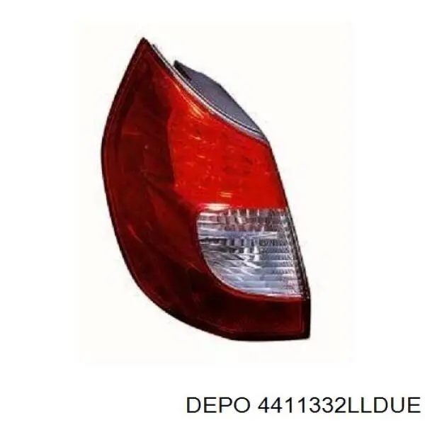 Фонарь задний левый внутренний 4411332LLDUE Depo/Loro/Abakus