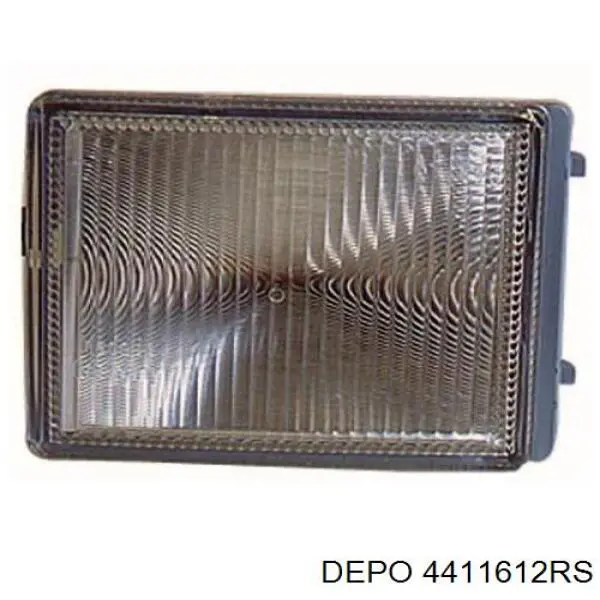 Заглушка бампера буксировочного крюка передняя правая Depo/Loro 4411612RS