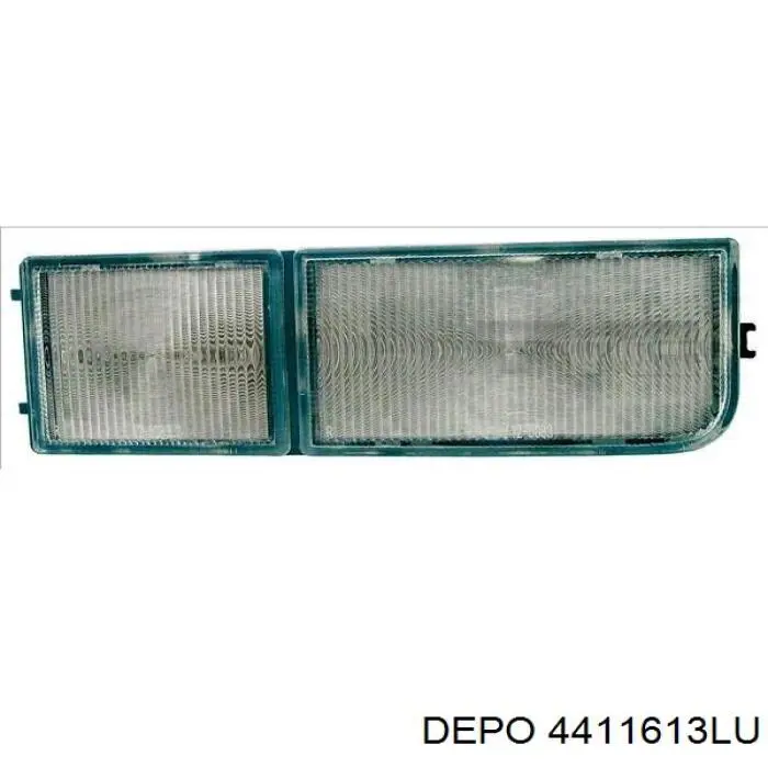 4411613LU Depo/Loro заглушка (решетка противотуманных фар бампера переднего левая)