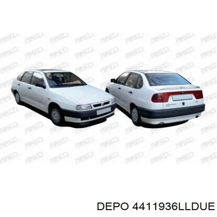 Задняя левая фара Depo/Loro/Abakus 4411936LLDUE цена, от 27.20 USD