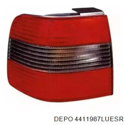441-1987L-UE-SR Depo/Loro фонарь задний левый внешний