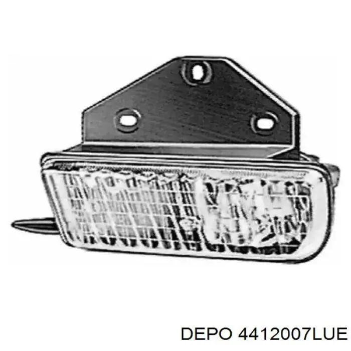 Фара противотуманная левая 4412007LUE Depo/Loro/Abakus