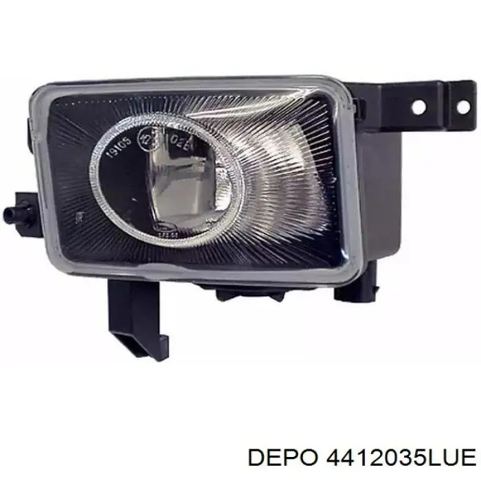 Фара противотуманная левая 4412035LUE Depo/Loro/Abakus