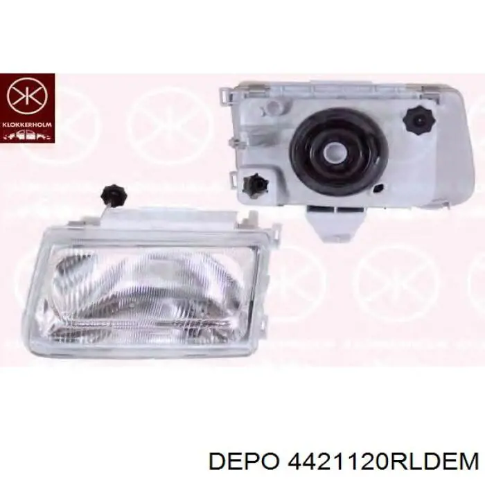 Правая блок фара Opel Corsa A хэтчбек (S83) (1982 - 1993) цена, от 37.54 USD