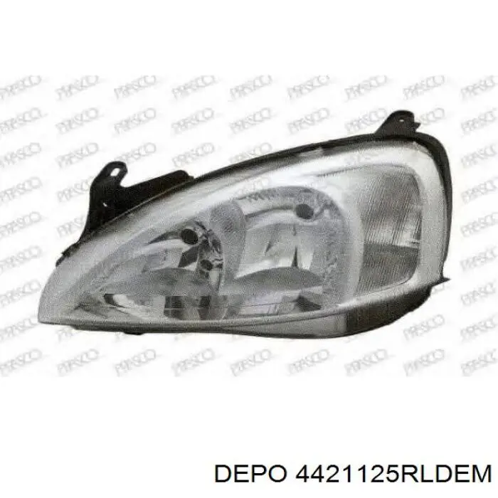 Правая блок фара Depo/Loro/Abakus 4421125RLDEM цена, от 46.20 USD