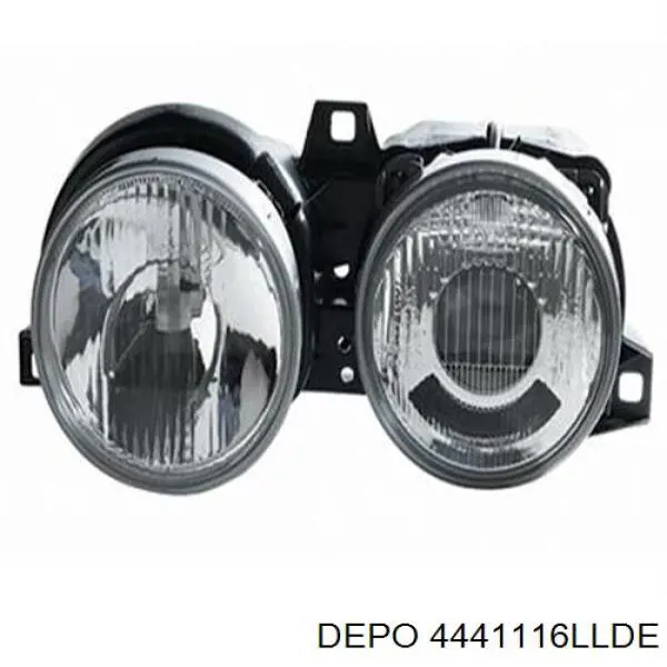 Фара левая Depo/Loro/Abakus 4441116LLDE цена, от 125.53 USD
