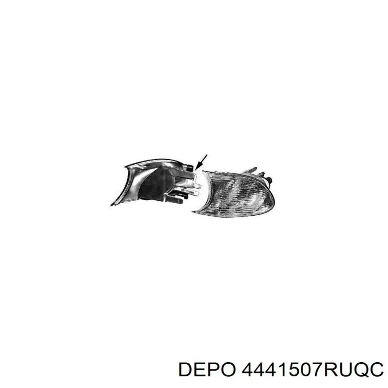 Купить 4441507RUQC Depo/Loro/Abakus Указатели поворота (передние)