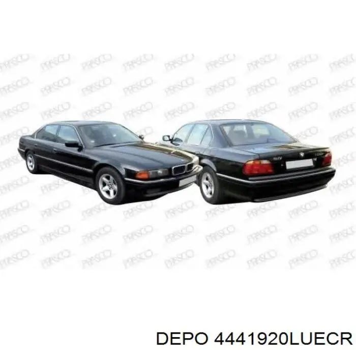 Фонарь задний левый 4441920LUECR Depo/Loro/Abakus