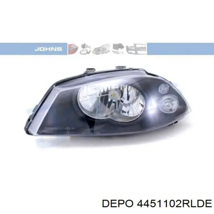 Правая блок фара Depo/Loro/Abakus 4451102RLDE цена, от 38.00 USD