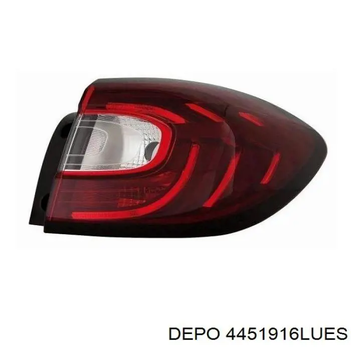 Задняя левая фара Depo/Loro/Abakus 4451916LUES цена, от 35.17 USD