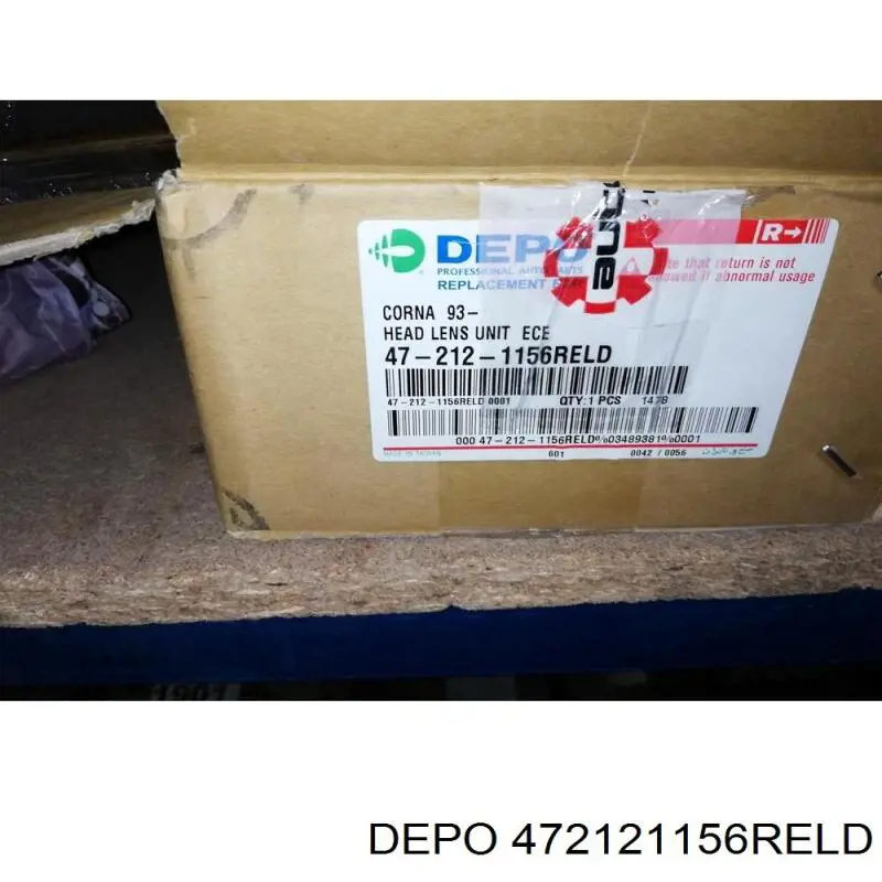 Стекло фары правой Depo/Loro/Abakus 472121156RELD цена, от 74.79 USD