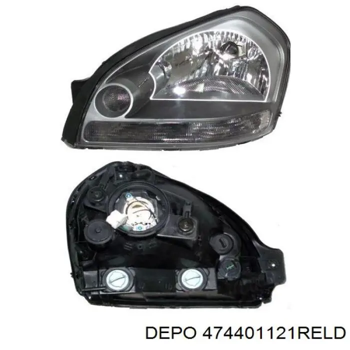 Стекло фары правой Autotechteile 1408216 цена, от 14.23 USD