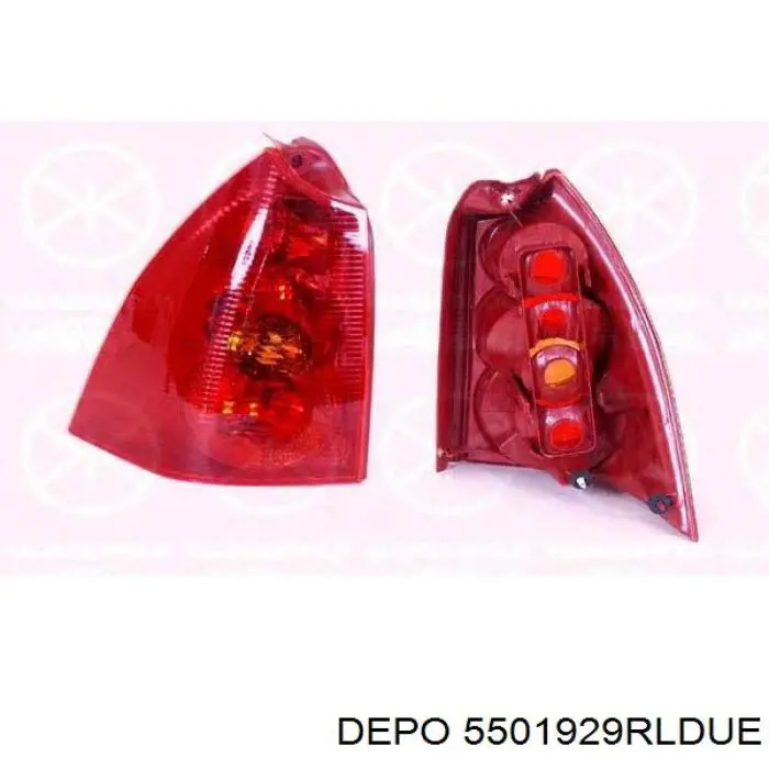 Фонарь задний правый Depo/Loro/Abakus 5501929RLDUE цена, от 57.94 USD