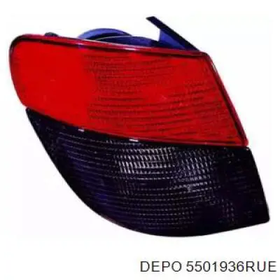 00006351H5 Peugeot/Citroen фонарь задний правый внешний