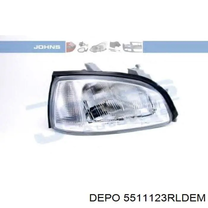 Купить 5511123RLDEM Depo/Loro/Abakus Фара основная правая
