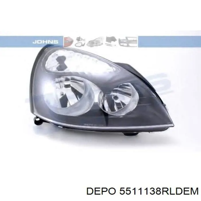 Правая блок фара Depo/Loro/Abakus 5511138RLDEM цена, от 52.28 USD