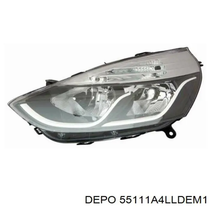 Левая фара 55111A4LLDEM1 Depo/Loro/Abakus