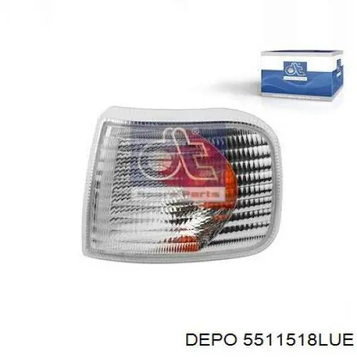 Поворотник левый 5511518LUE Depo/Loro/Abakus