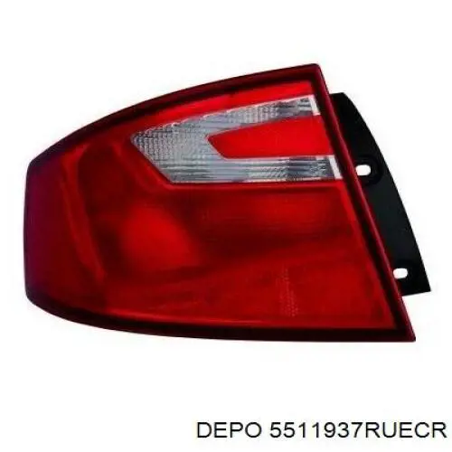 Фонарь задний правый Depo/Loro/Abakus 5511937RUECR цена, от 46.53 USD