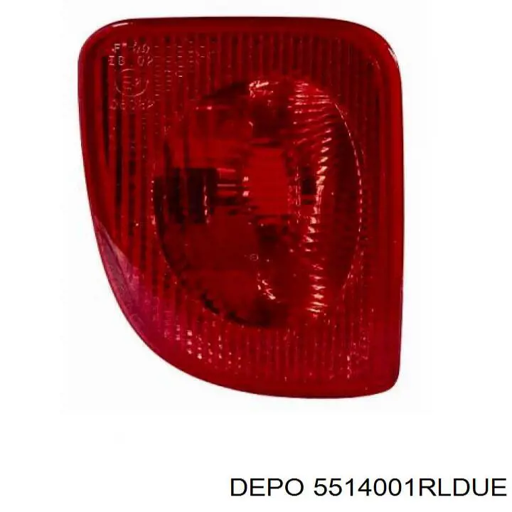 Фонарь противотуманный задний правый 5514001RLDUE Depo/Loro/Abakus