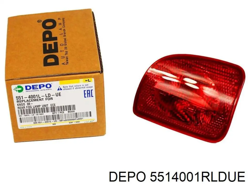 Купить 5514001RLDUE Depo/Loro/Abakus Фонарь противотуманный задний правый