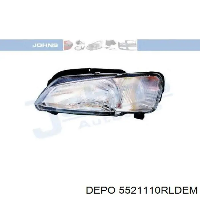 086380 Peugeot/Citroen Фара передняя правая