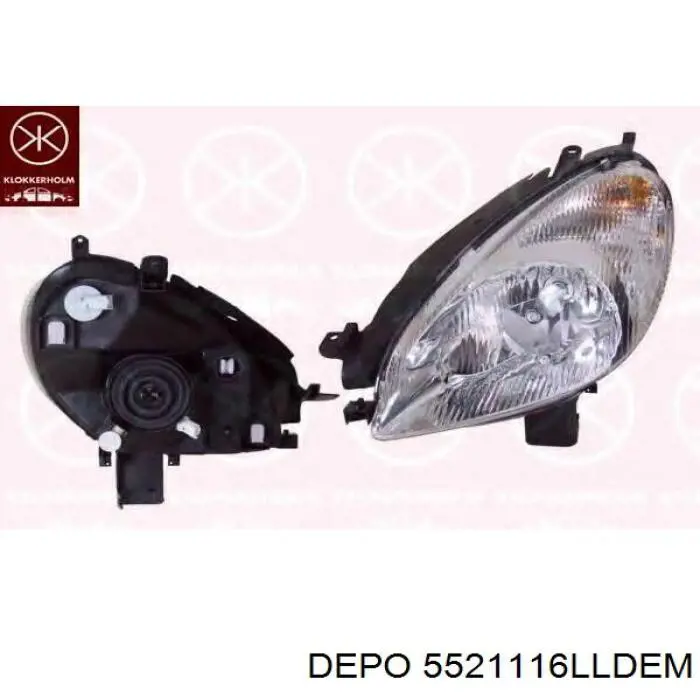89300190 Peugeot/Citroen Фара