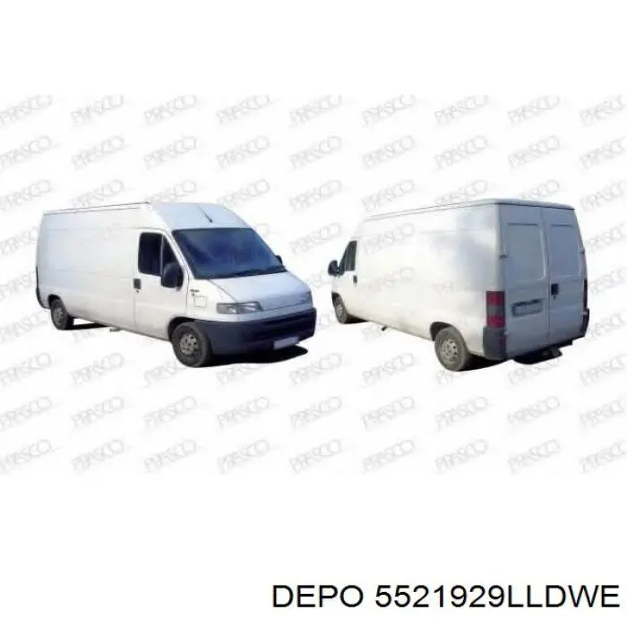 5521929LLDWE Depo/Loro/Abakus Задний левый стоп