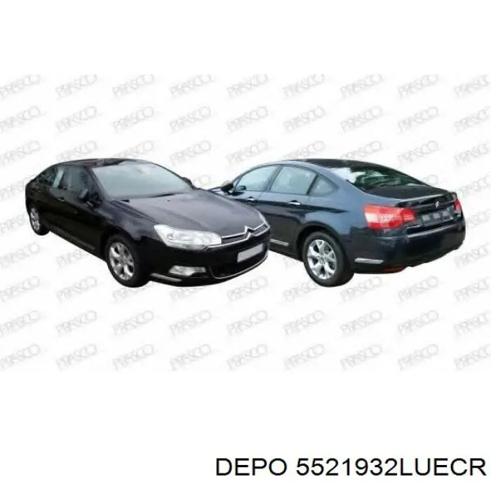  Фонарь задний левый внешний Citroen C5 