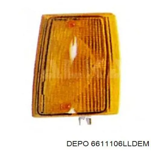 661-1106L-LD-EM Depo/Loro фара левая