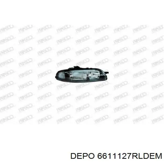 Правая фара 6611127RLDEM Depo/Loro/Abakus