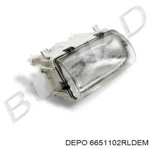 Правая фара 6651102RLDEM Depo/Loro/Abakus