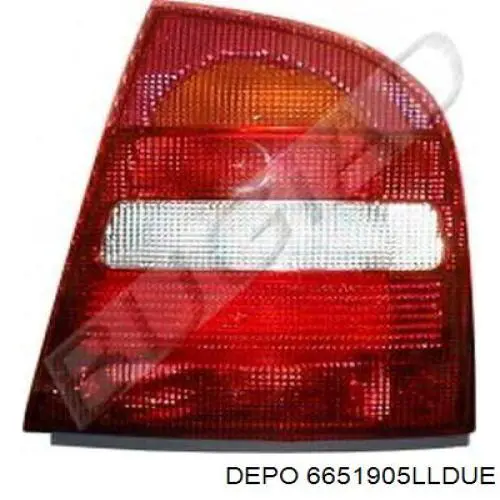 6651905LLDUE Depo/Loro/Abakus Задний левый стоп