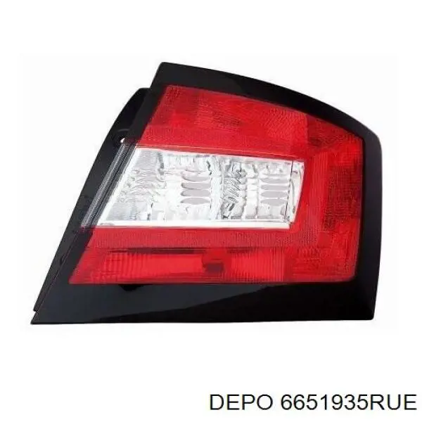 Фонарь задний правый Depo/Loro/Abakus 6651935RUE цена, от 49.24 USD