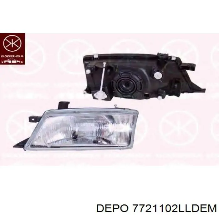Фара левая Depo/Loro/Abakus 7721102LLDEM цена, от 135.40 USD