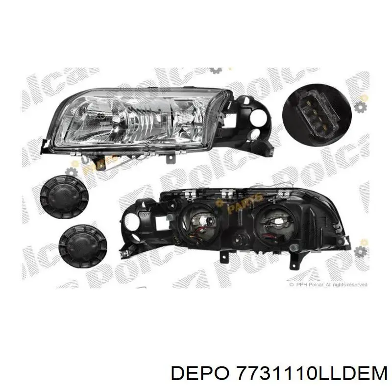 7731110LLDEM Depo/Loro/Abakus Фара