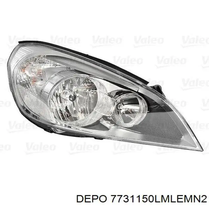 Фара левая Depo/Loro/Abakus 7731150LMLEMN2 цена, от 247.01 USD