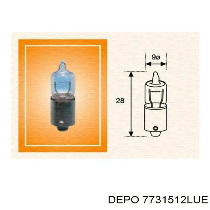 Указатель поворота левый 7731512LUE Depo/Loro