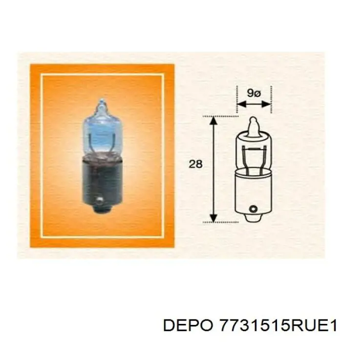 7731515RUE1 Depo/Loro/Abakus Поворотник правый